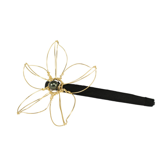 Festive Flower Adult Headband – Holiday Party Accessory